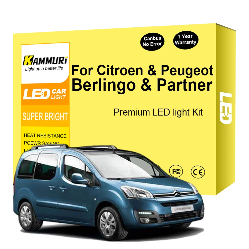 Canbus Interior Lights Kit For Citroen Berlingo Peugeot Partner 1996 -2020 Door License Plate Light Trunk Footwell Led Bulb Lamp
Canbus Interior Lights Kit For Citroen Berlingo Peugeot Partner 1996 -2020 Door License Plate Light Trunk Footwell Led Bulb Lamp