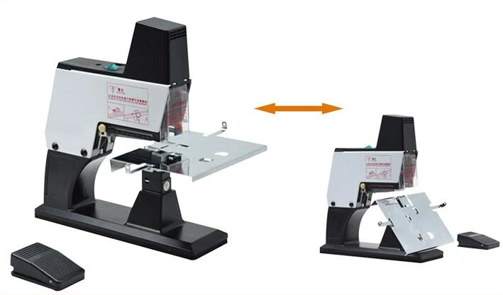 Electric Auto Rapid Stapler Binder machine Saddle/Flat Stapler with Pedal 110V/220V 
Electric Auto Rapid Stapler Binder machine Saddle/Flat Stapler with Pedal 110V/220V