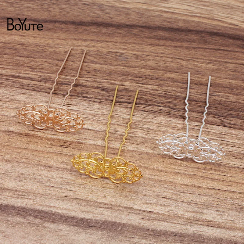 BoYuTe (20 Pieces/Lot) 15*33MM Brass Filigree Plate Welding 65*10*1.2MM Hair Fork Hairpin Bride Hair Jewelry Diy Accessories
BoYuTe (20 Pieces/Lot) 15*33MM Brass Filigree Plate Welding 65*10*1.2MM Hair Fork Hairpin Bride Hair Jewelry Diy Accessories