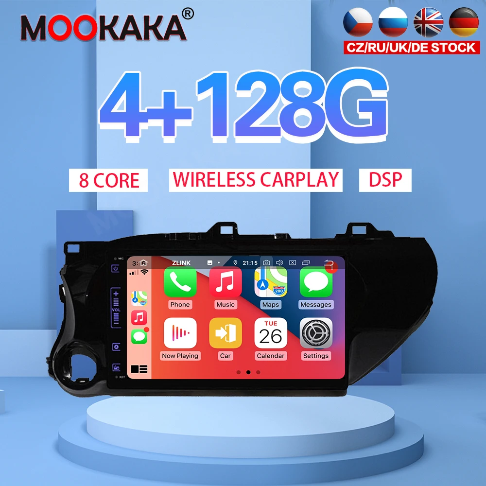 10,1 "Android 10 4G 128 ГБ Автомобильный плеер для Toyota Hilux 2016-2018 Автомобильный GPS навигатор CarPlay головное устройство DSP стерео 
10,1 "Android 10 4G 128 ГБ Автомобильный плеер для Toyota Hilux 2016-2018 Автомобильный GPS навигатор CarPlay головное устройство DSP стерео