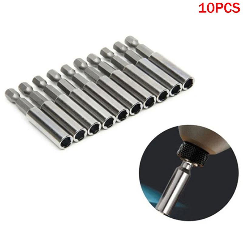 10pcs Screwdriver Extension Bit Holder 1/4in Hexagon Shank Drill Bit Adapter 
10pcs Screwdriver Extension Bit Holder 1/4in Hexagon Shank Drill Bit Adapter