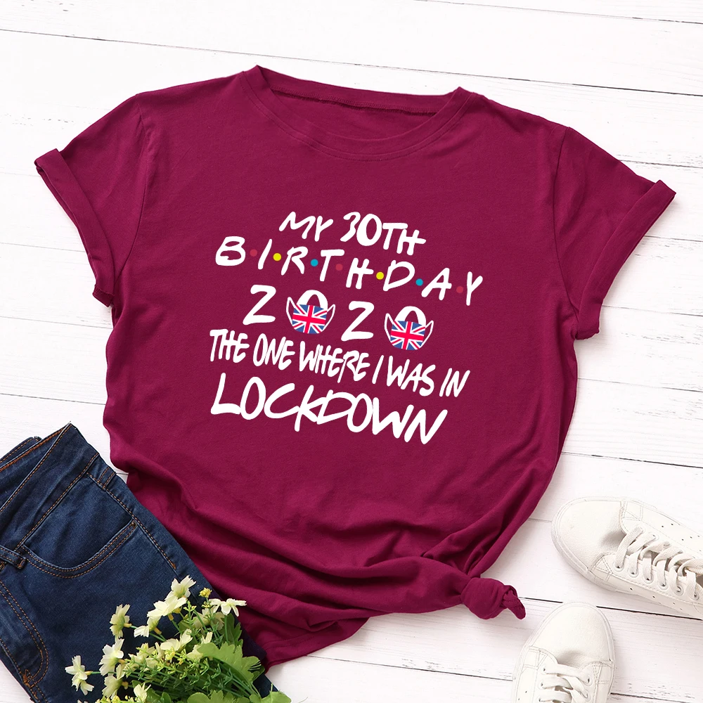Graphic T Shirts for Women Cotton Short Sleeve Tee Female Shirt Tops Summer Casual Print Shirts Clothes Gifts My 30th Birthday
Graphic T Shirts for Women Cotton Short Sleeve Tee Female Shirt Tops Summer Casual Print Shirts Clothes Gifts My 30th Birthday