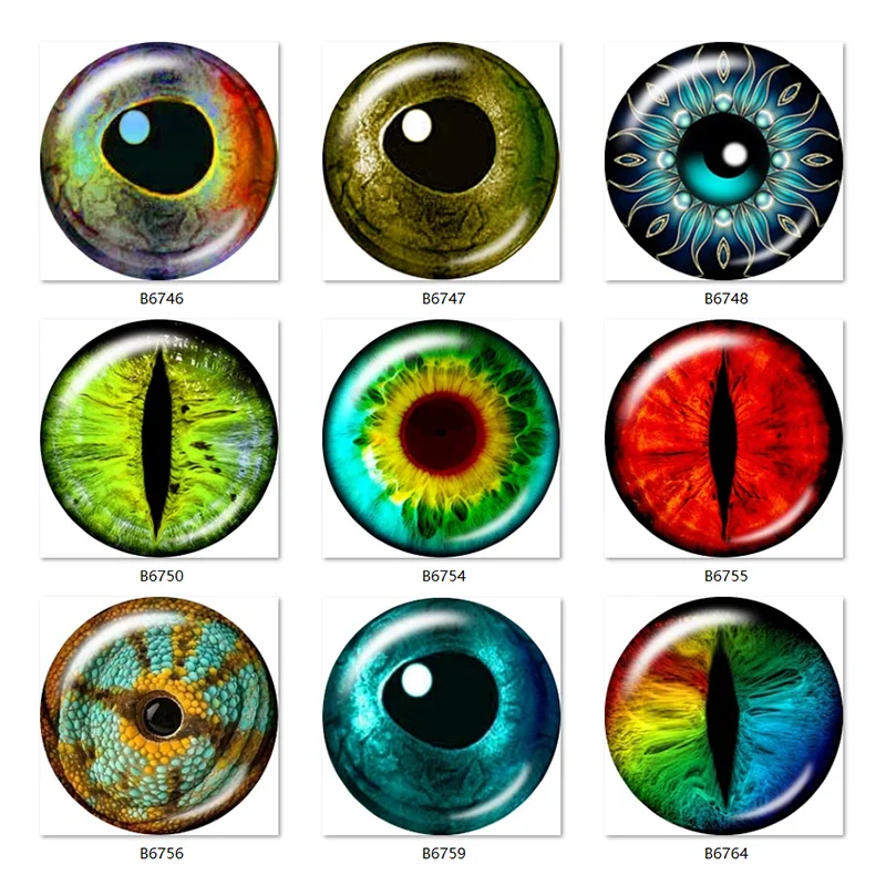 10pcs mixed animal eyes Pretty 12mm/18mm/20mm/25mm Round photo glass cabochon demo flat back Making findings B6746
10pcs mixed animal eyes Pretty 12mm/18mm/20mm/25mm Round photo glass cabochon demo flat back Making findings B6746