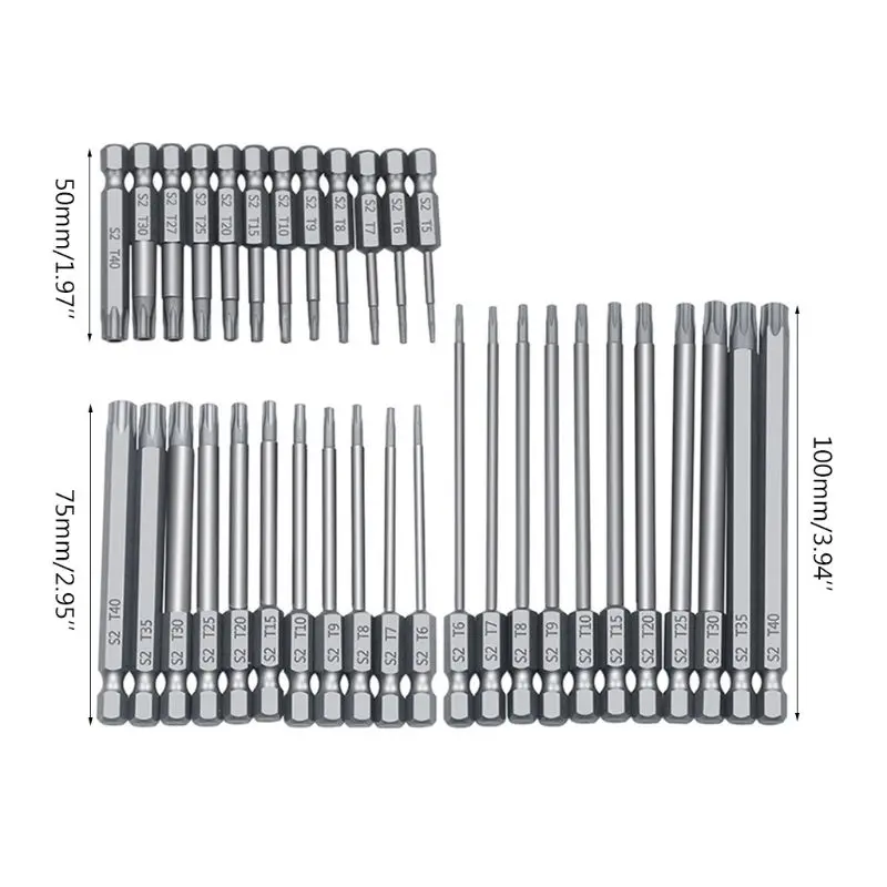 11/12pcs Tamper Proof Security Drill Bit Set Torx Screwdriver Flat Head 1/4" Hex Bits Driver
11/12pcs Tamper Proof Security Drill Bit Set Torx Screwdriver Flat Head 1/4" Hex Bits Driver