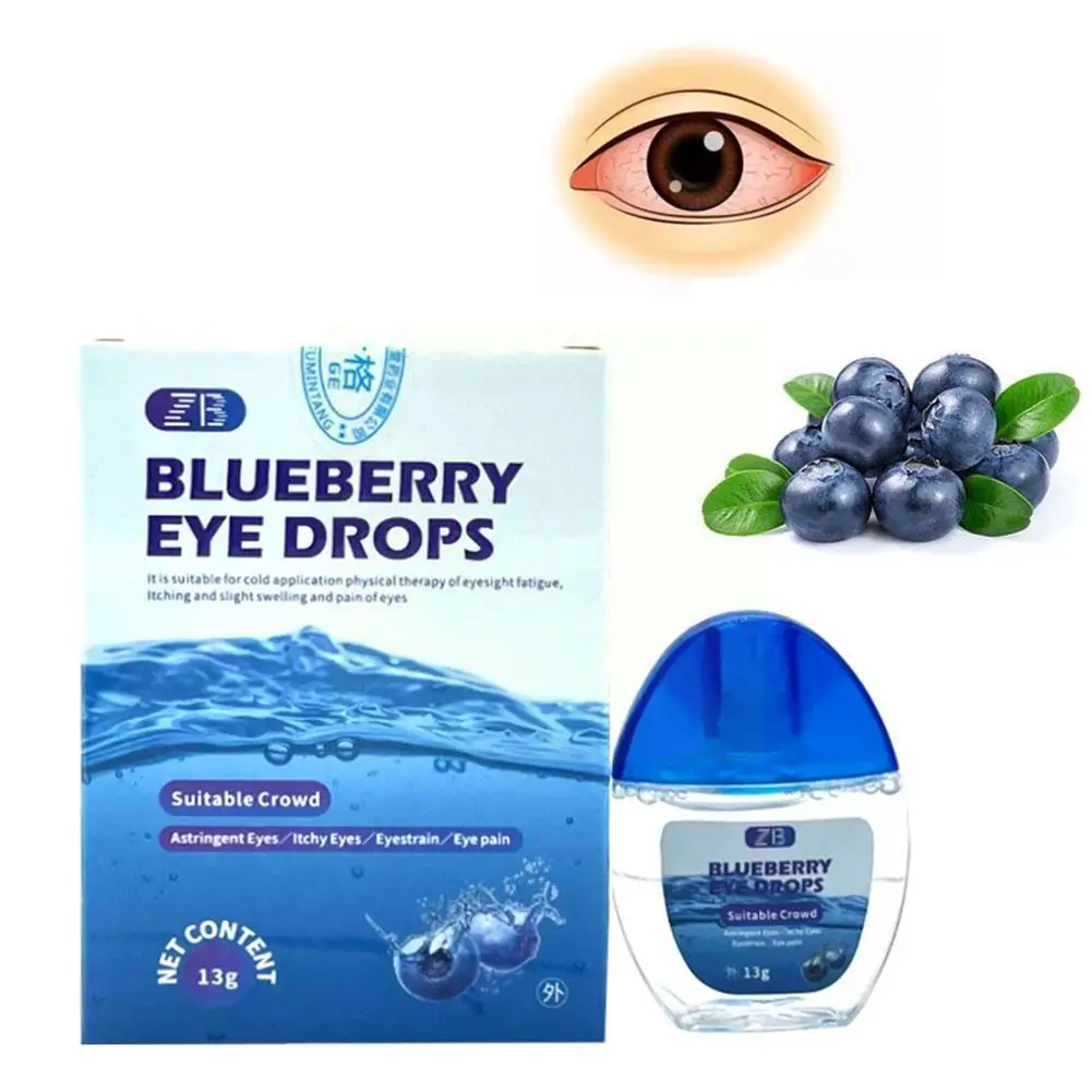 Blueberry Eye Drop Relieves Red Eyes Discomfort Blurred Itchy Eyes Detox Dressing Vision Care Dry Clean V7Z4
Blueberry Eye Drop Relieves Red Eyes Discomfort Blurred Itchy Eyes Detox Dressing Vision Care Dry Clean V7Z4