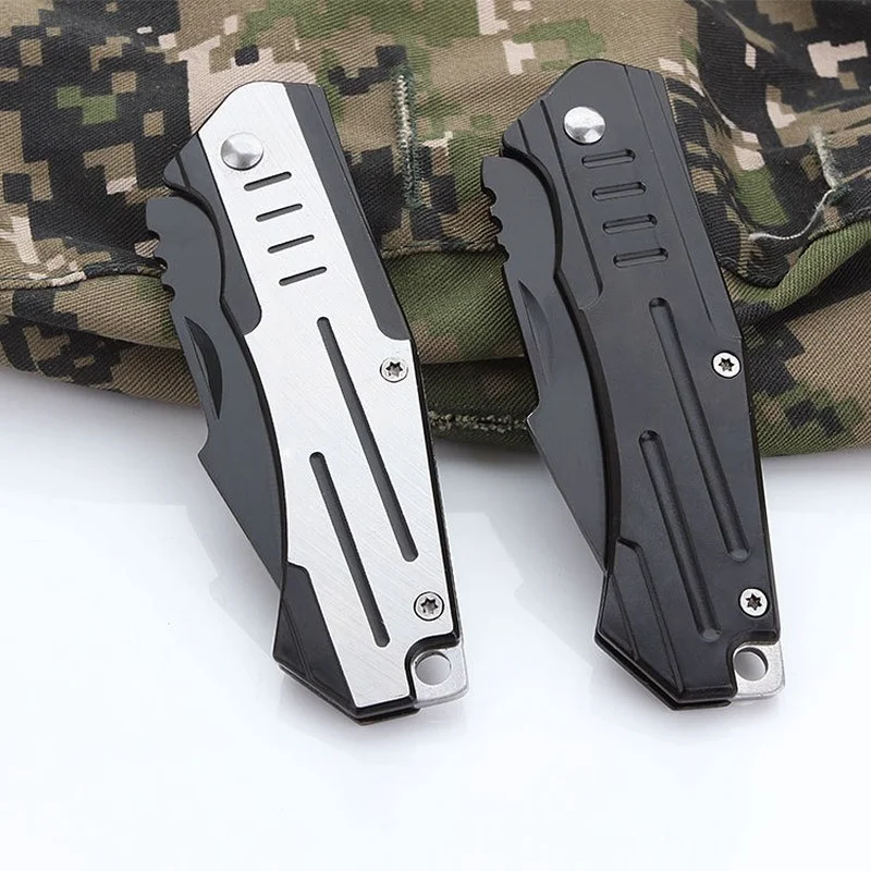 Stainless Steel Kitchen Fruit Knife Outdoor Folding Pocket Knife Multifunctional Camping Knife
Stainless Steel Kitchen Fruit Knife Outdoor Folding Pocket Knife Multifunctional Camping Knife
