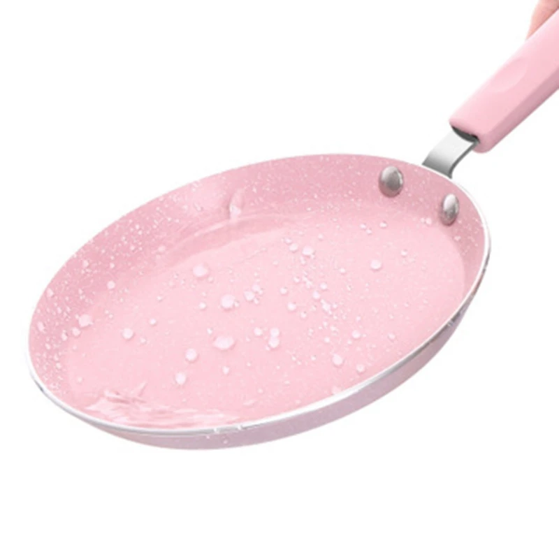 

6 Inch Pink Double-Use Melaleuca Cake Pan Pan Pan Nonstick Steak Crepe Pancake Omelette