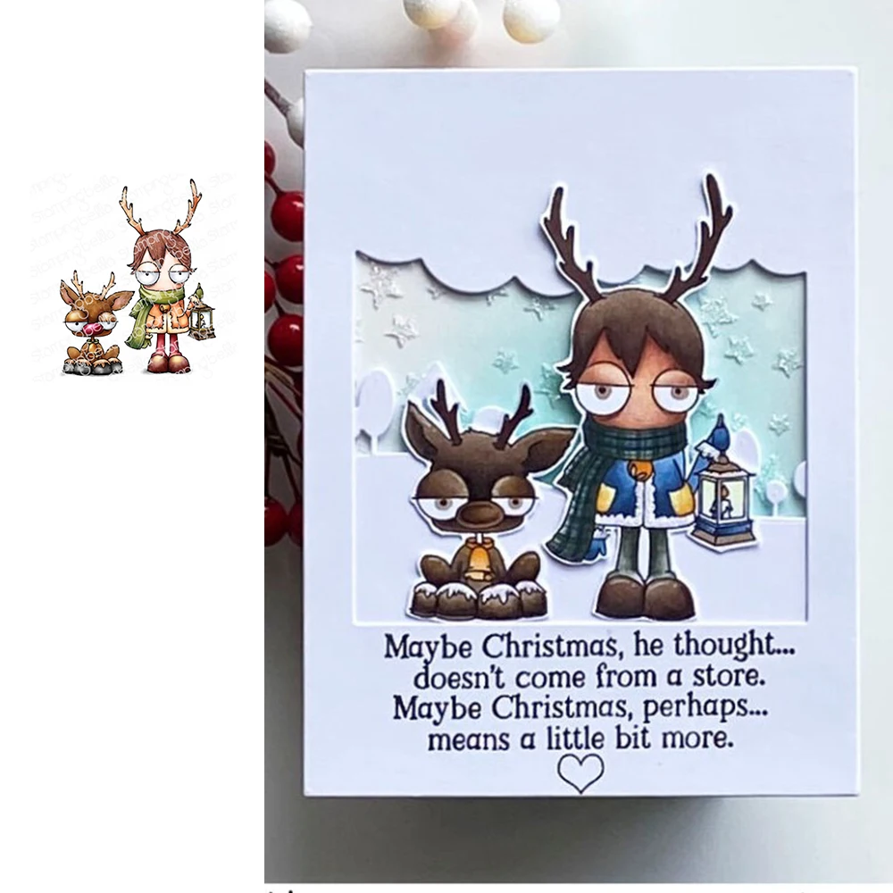 Boy and his moose Metal Cutting Die And Stamps Scrapbooking Background Diy Decoration Craft Embossing
Boy and his moose Metal Cutting Die And Stamps Scrapbooking Background Diy Decoration Craft Embossing