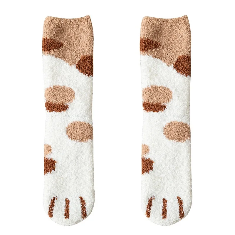 Funny cat paw striped warm cotton socks in long tube cartoon animal cute casual female socks set woman socks
Funny cat paw striped warm cotton socks in long tube cartoon animal cute casual female socks set woman socks