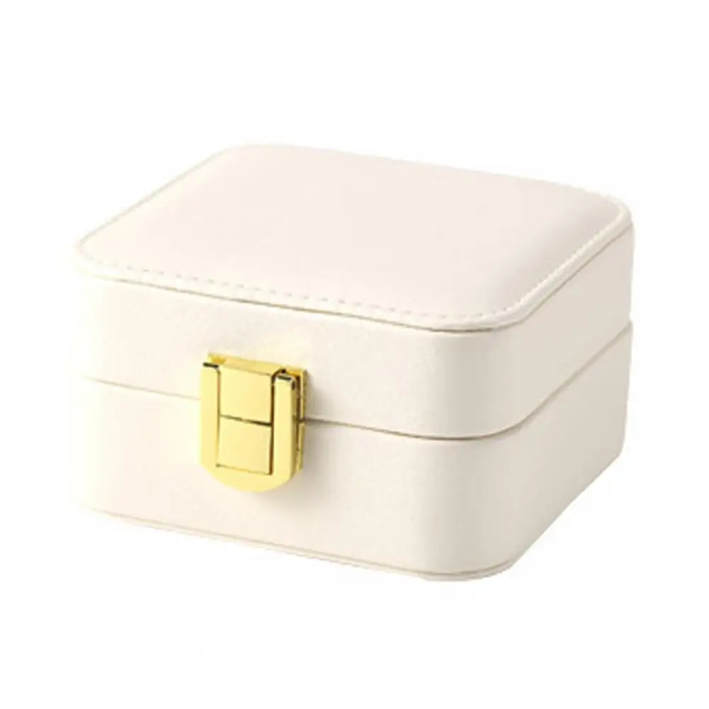 Портативная шкатулка для ювелирных изделий, портативная многофункциональная шкатулка для хранения украшений из искусственной кожи 
Портативная шкатулка для ювелирных изделий, портативная многофункциональная шкатулка для хранения украшений из искусственной кожи