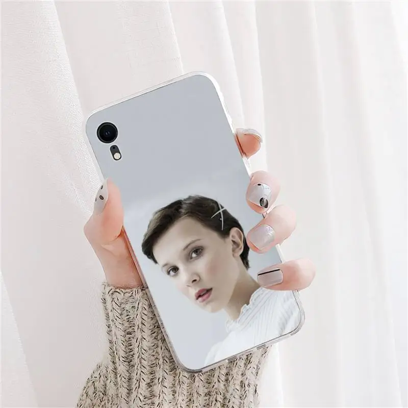 YNDFCNB Millie Bobby Brown Phone Case For iPhone X XS MAX 11 12 pro max 6 6s 7 7plus 8 8Plus 5 5S XR se 2020 case
YNDFCNB Millie Bobby Brown Phone Case For iPhone X XS MAX 11 12 pro max 6 6s 7 7plus 8 8Plus 5 5S XR se 2020 case