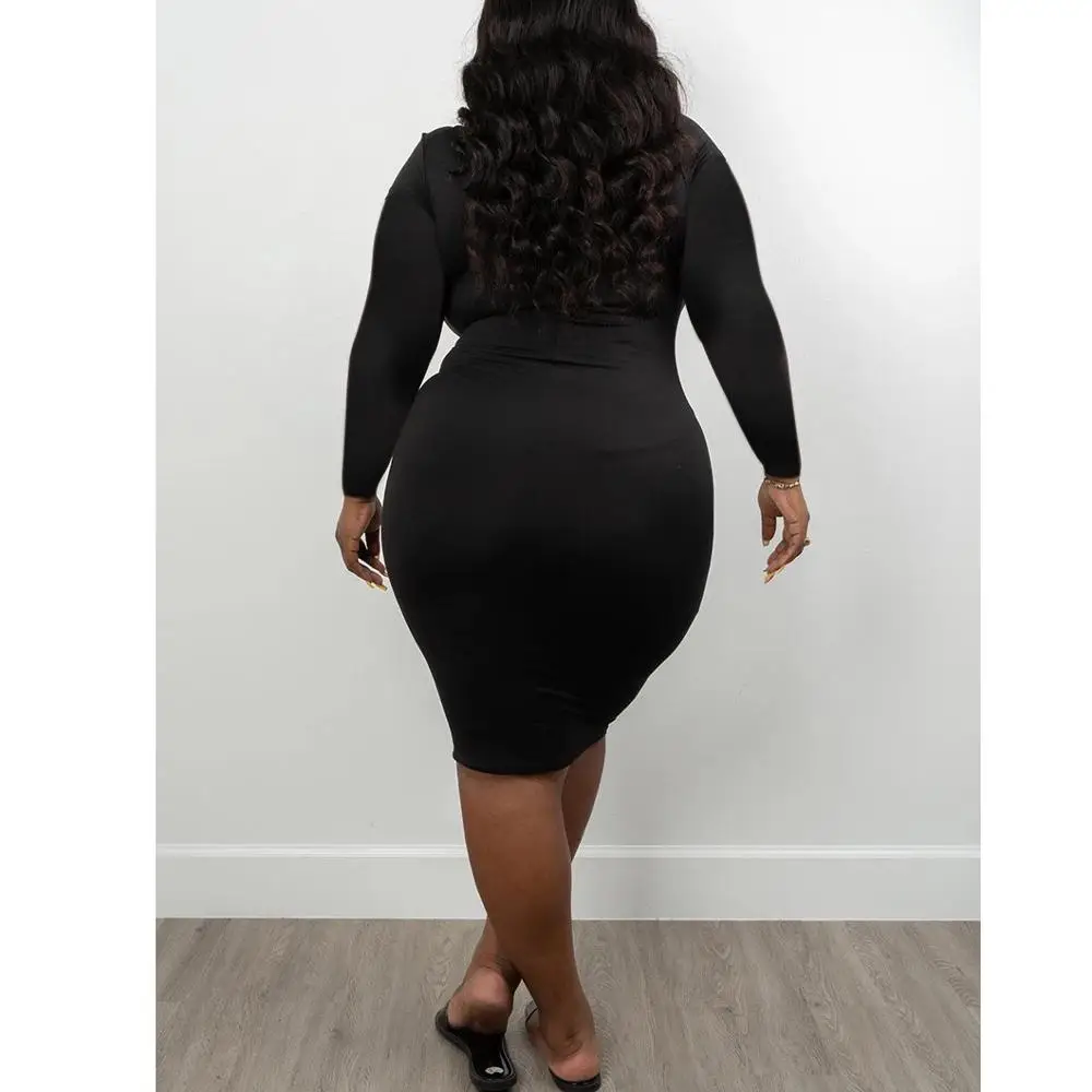 African Plus Size Dresses for Women 4xl 5xl Spring Autumn Long Sleeve V Neck Black Sheath Evening Dinner Elegant Robe Dress Hot
African Plus Size Dresses for Women 4xl 5xl Spring Autumn Long Sleeve V Neck Black Sheath Evening Dinner Elegant Robe Dress Hot