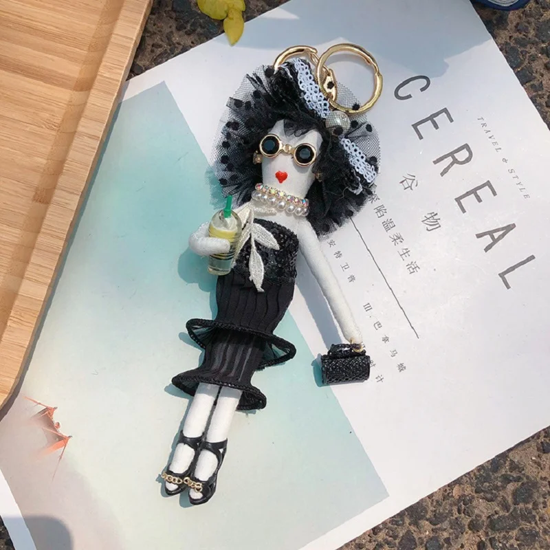 Korean Little Sister Doll Key Chain Heavy Industry Stylish Little Woman Keychains Creative Doll Bag Pendant New Key Ring
Korean Little Sister Doll Key Chain Heavy Industry Stylish Little Woman Keychains Creative Doll Bag Pendant New Key Ring