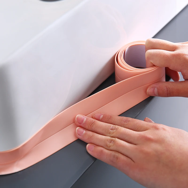 Waterproof Adhesive Tape Kitchen Bathroom Sink Wall Sealing Tape Home Hardware Tools DIY Self Adhesive Tape White PVC Material
Waterproof Adhesive Tape Kitchen Bathroom Sink Wall Sealing Tape Home Hardware Tools DIY Self Adhesive Tape White PVC Material