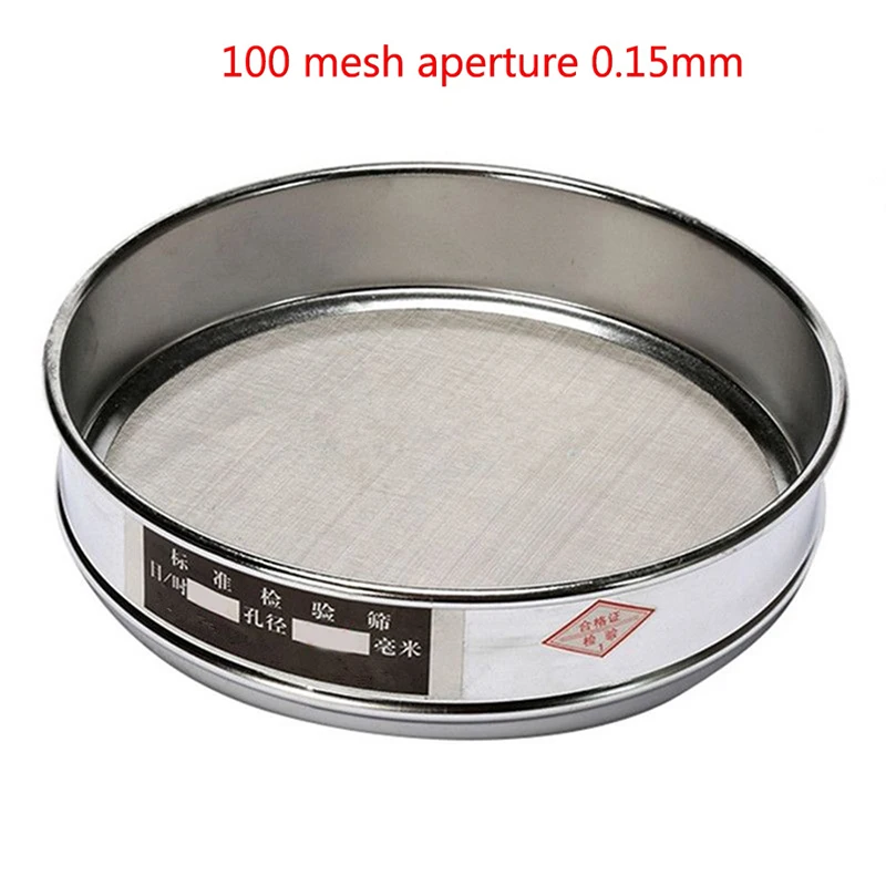 Standard Laboratory Test Sieve Filter Mesh Sampling Inspection Pharmacopeia Sieve 10-100 Mesh 2-0.15mm Aperture 20cm
Standard Laboratory Test Sieve Filter Mesh Sampling Inspection Pharmacopeia Sieve 10-100 Mesh 2-0.15mm Aperture 20cm