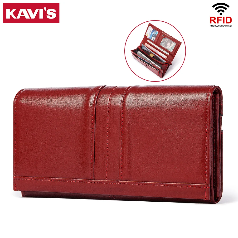 Genuine Leather Women Wallets Female Purses Fashion Long Zipper Women's Wallet Money Coin Holder Lady Clutch Perse High Capacity
Genuine Leather Women Wallets Female Purses Fashion Long Zipper Women's Wallet Money Coin Holder Lady Clutch Perse High Capacity