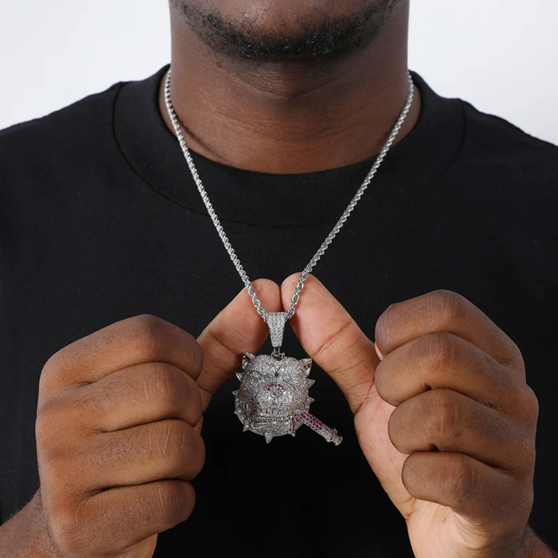 DRIP ICE Hip Hop Iced Out Cubic Zirconia Stones Dog Necklaces Pendants Men With 4MM Tennis Chain Rapper Jewelry
DRIP ICE Hip Hop Iced Out Cubic Zirconia Stones Dog Necklaces Pendants Men With 4MM Tennis Chain Rapper Jewelry