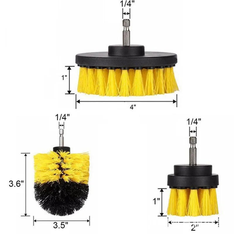 Drill Brush All Purpose Cleaner Scrubbing Brushes for Bathroom Surface Grout Tile Tub Shower Kitchen Auto Care Cleaning Tools 
Drill Brush All Purpose Cleaner Scrubbing Brushes for Bathroom Surface Grout Tile Tub Shower Kitchen Auto Care Cleaning Tools
