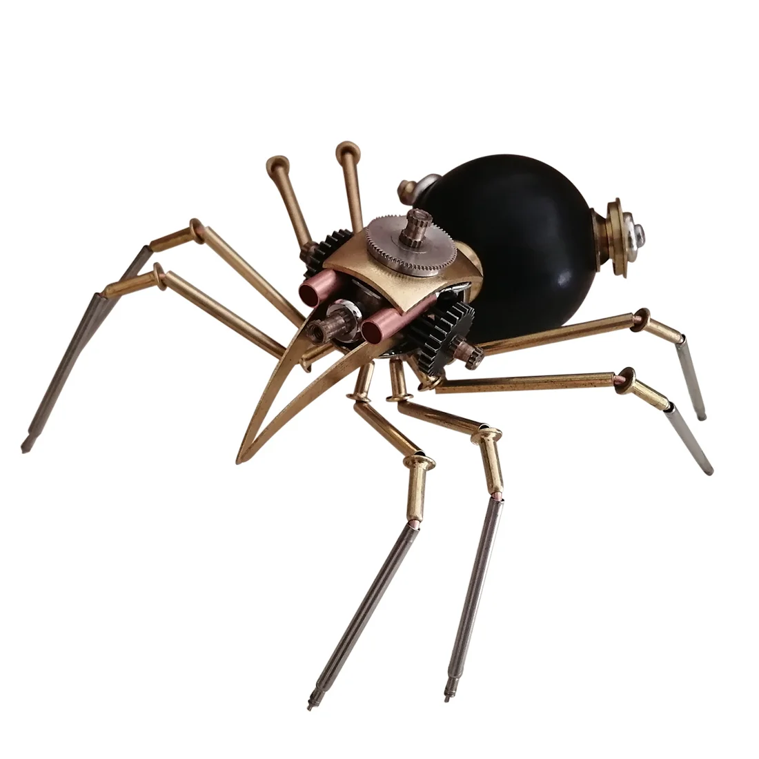3D DIY Metal Mechanical Testa Handicrafts Mechanical Insect Model for Home Office Decor - Black Spider
3D DIY Metal Mechanical Testa Handicrafts Mechanical Insect Model for Home Office Decor - Black Spider
