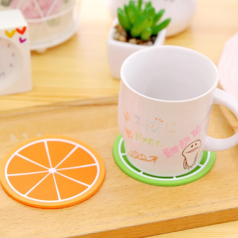 1 Piece Fruit Shape Coaster Creative Cup Pads Silicone Insulation Mat Hot Drink Holder Kitchen Dining Bar Table Decoration
1 Piece Fruit Shape Coaster Creative Cup Pads Silicone Insulation Mat Hot Drink Holder Kitchen Dining Bar Table Decoration