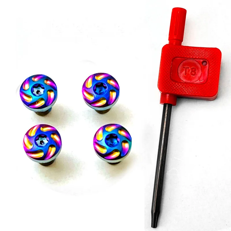 4Pieces Customized 1911 Grips Screws Stainless Steel CNC T8 Plum Screw 1911 Grip Nail Colorful
4Pieces Customized 1911 Grips Screws Stainless Steel CNC T8 Plum Screw 1911 Grip Nail Colorful