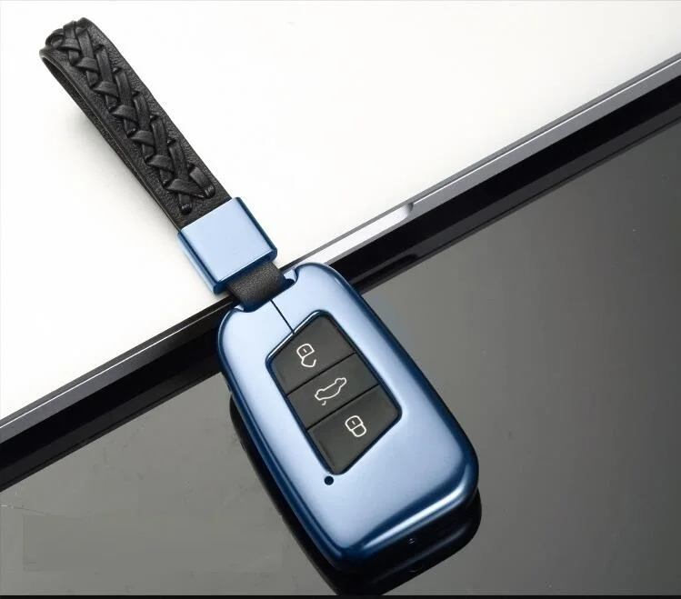 Car Alunimnum Alloy Keychain Cover Shell Holder Case For Volkswagen 2016 2017 Passat B8 Skoda Superb A7 Fob Key Car-Styling
Car Alunimnum Alloy Keychain Cover Shell Holder Case For Volkswagen 2016 2017 Passat B8 Skoda Superb A7 Fob Key Car-Styling