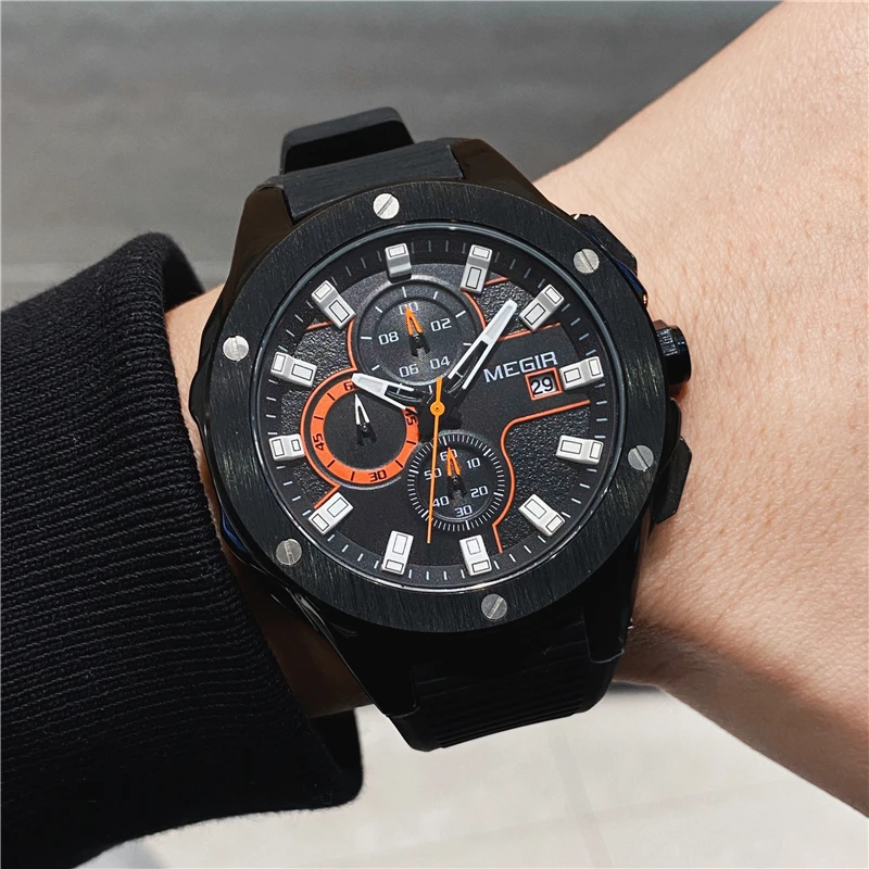 Fashion Sport Watch Chronograph Silicone Strap Quartz Army Military Watches Clock Men Top Brand Luxury Male
Fashion Sport Watch Chronograph Silicone Strap Quartz Army Military Watches Clock Men Top Brand Luxury Male