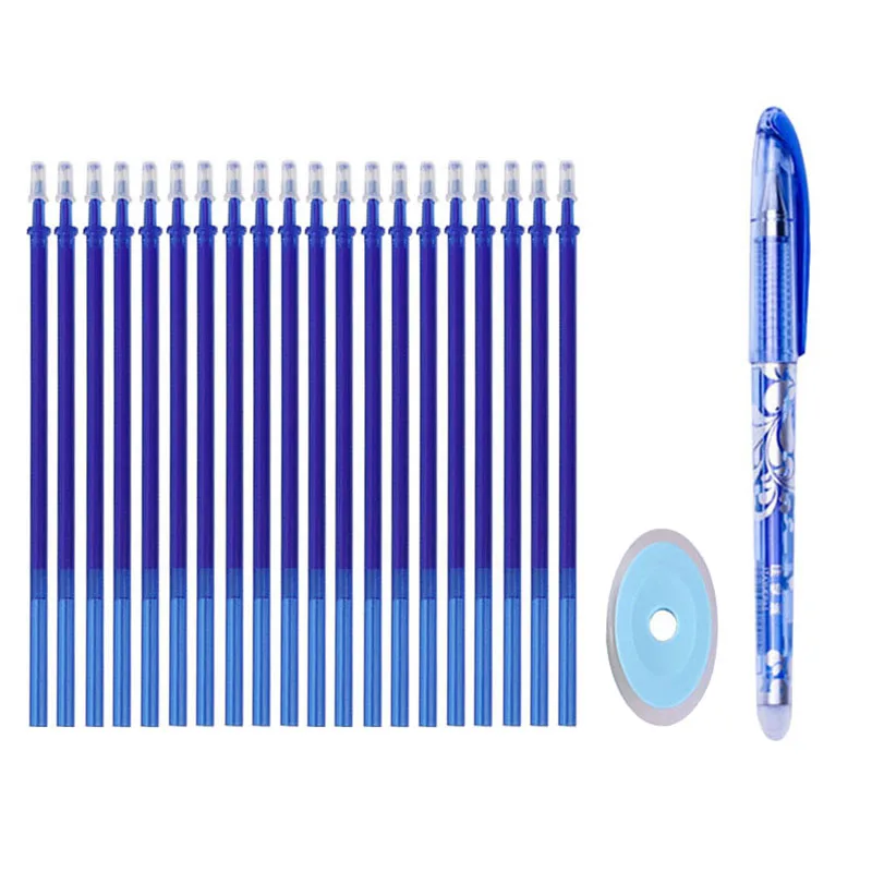 22Pcs/Set Erasable Gel Pen Blue Black Ink Washable Handle Magic Erasable Pen Set for School Office Writing Stationery Supplies
22Pcs/Set Erasable Gel Pen Blue Black Ink Washable Handle Magic Erasable Pen Set for School Office Writing Stationery Supplies
