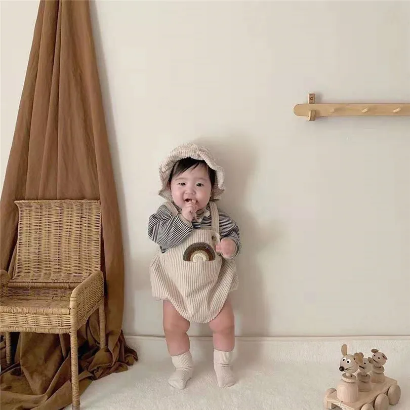 Baby Girls Clothes Spring Newborn Baby Romper Rainbow Corduroy Infant Toddler Girl Boy Romper Baby Jumpsuit Overalls Boys Onesie
Baby Girls Clothes Spring Newborn Baby Romper Rainbow Corduroy Infant Toddler Girl Boy Romper Baby Jumpsuit Overalls Boys Onesie