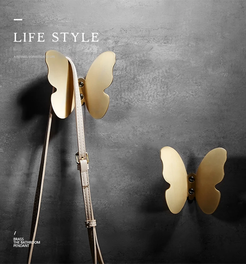 Brass Coat Hook Light Luxury Brushed Gold Three Dimensional Butterfly Bedroom Coat Rack Decoration Porch Creative Coat Rack
Brass Coat Hook Light Luxury Brushed Gold Three Dimensional Butterfly Bedroom Coat Rack Decoration Porch Creative Coat Rack