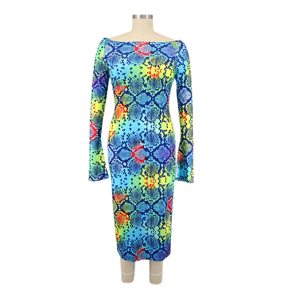 Snake Dress Plus Size 3xl 4xl 5xl Long Sleeve Midi Dresses for Women Female Ladies Vestidos Mujer Verano 2021 Jurken Zomer Dames
Snake Dress Plus Size 3xl 4xl 5xl Long Sleeve Midi Dresses for Women Female Ladies Vestidos Mujer Verano 2021 Jurken Zomer Dames