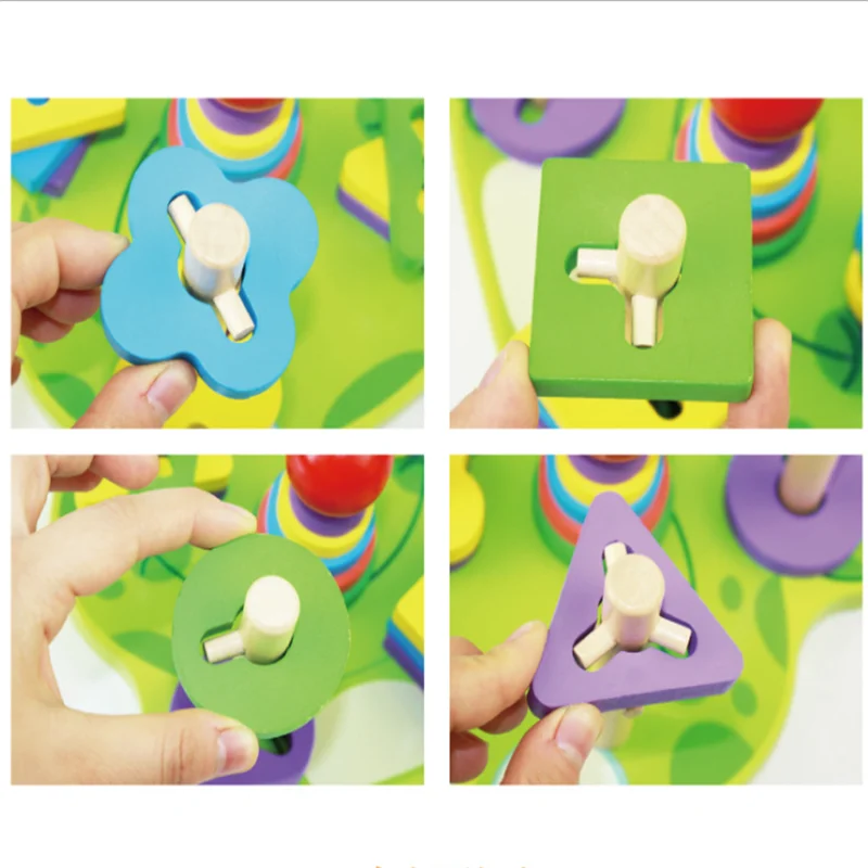 Educational Wooden Toys Montessori Toys For Children Early Learning Exercise Hands-on Ability Geometric Shapes Matching Games
Educational Wooden Toys Montessori Toys For Children Early Learning Exercise Hands-on Ability Geometric Shapes Matching Games