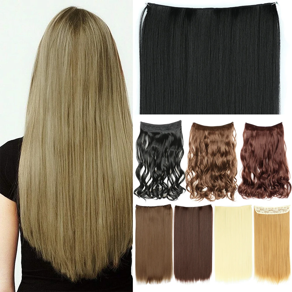 Kong&Li 22 Long Straight 5 Clips In One Piece Hair Extension Synthetic Clips In High Temperature Fiber Black Brown Hairpiece
Kong&Li 22 Long Straight 5 Clips In One Piece Hair Extension Synthetic Clips In High Temperature Fiber Black Brown Hairpiece