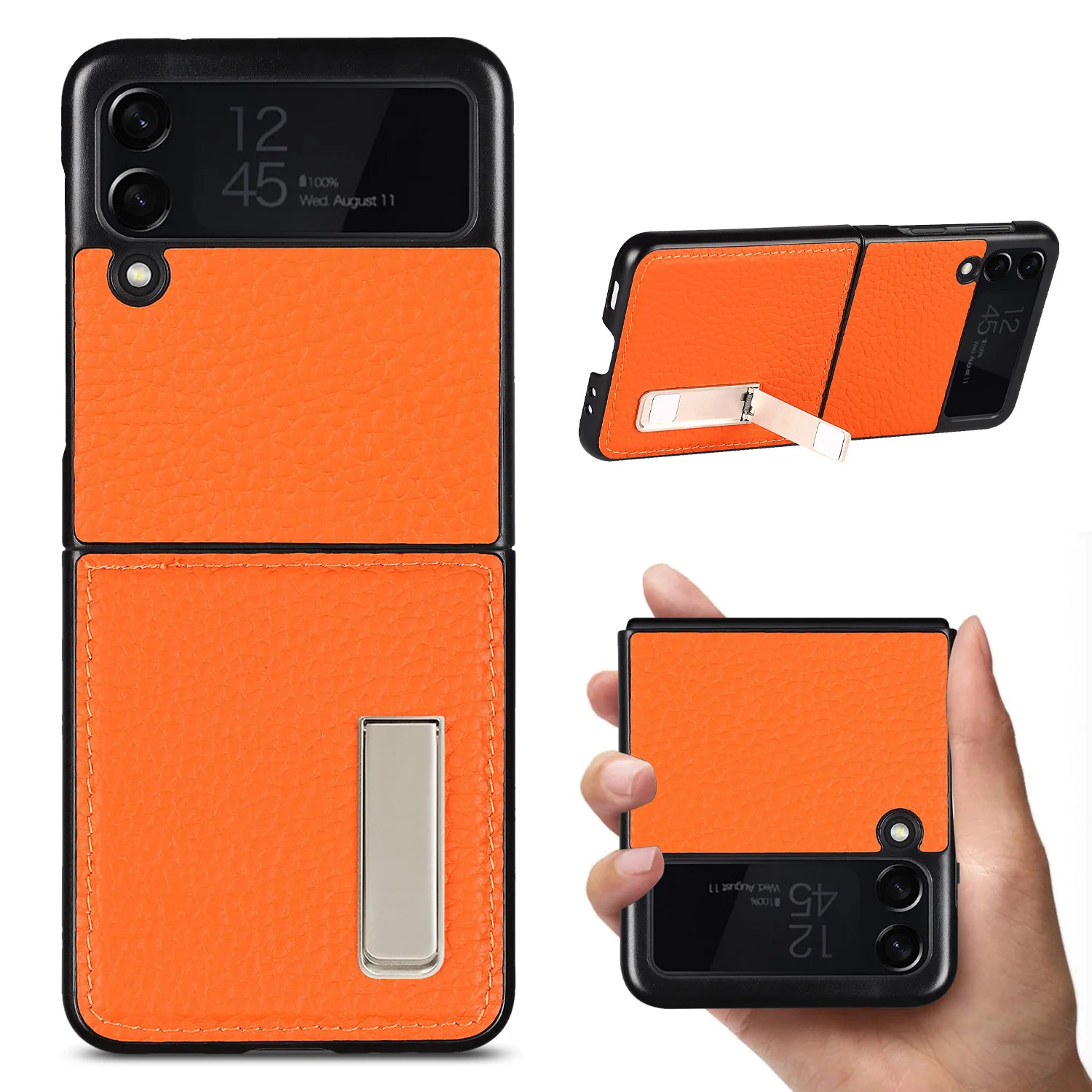 New Style for Samsung Galaxy Z Flip 3 Case 2021,Genuine Leather and Phone holder Protective Phone Case Cover for Samsung Galaxy
New Style for Samsung Galaxy Z Flip 3 Case 2021,Genuine Leather and Phone holder Protective Phone Case Cover for Samsung Galaxy