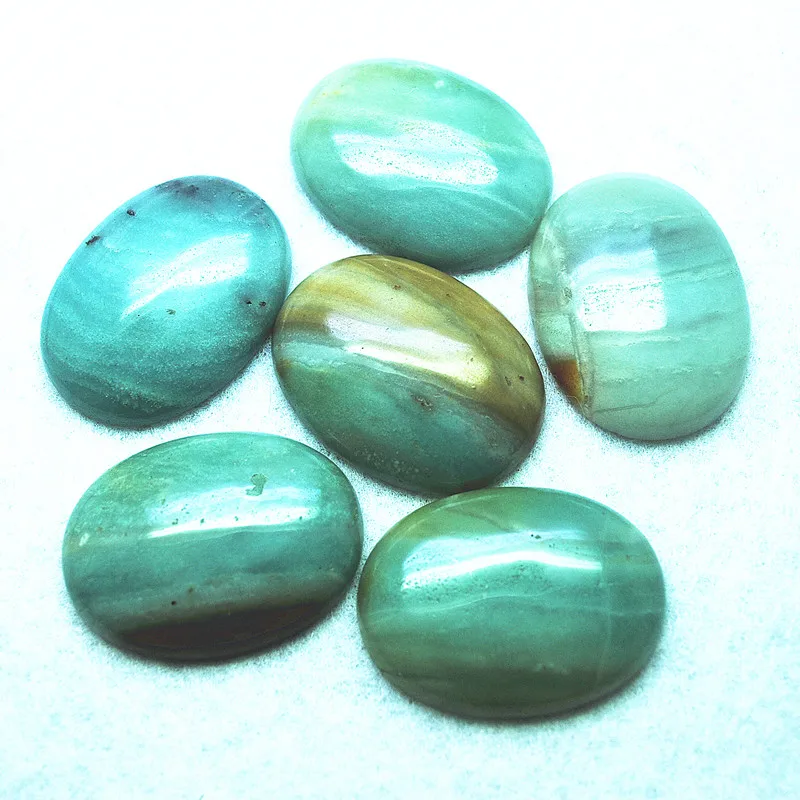 3PCS Nature Amazonite Stone Cabochons NO HOLE OVal Shape Beads Cabs For Women's Pendants Making Accessories Lovely Jewelry
3PCS Nature Amazonite Stone Cabochons NO HOLE OVal Shape Beads Cabs For Women's Pendants Making Accessories Lovely Jewelry