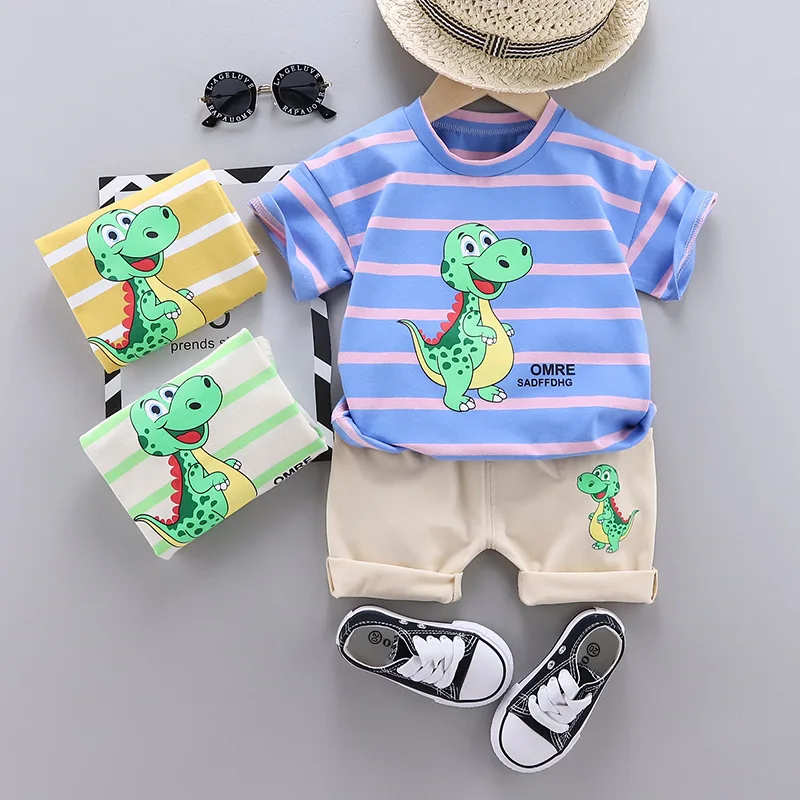 Summer Baby Clothes Set Casual Stripe T Shirts Shorts 2Pcs Baby Suit Toddler Outfit for 1-3y Kids Tracksuits Infant Boy Clothing
Summer Baby Clothes Set Casual Stripe T Shirts Shorts 2Pcs Baby Suit Toddler Outfit for 1-3y Kids Tracksuits Infant Boy Clothing