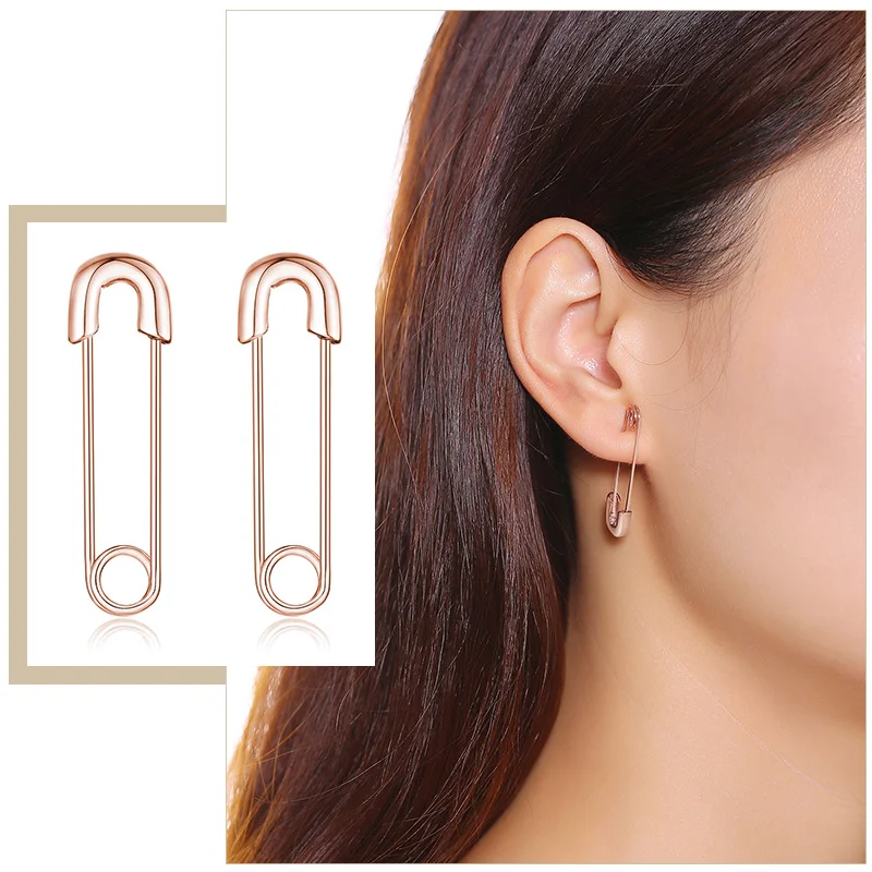 Women Trendy Safety Pin Dangle Earrings for Girl Lady Female Anti Allergy Stainless Steel Ear Jewelry
Women Trendy Safety Pin Dangle Earrings for Girl Lady Female Anti Allergy Stainless Steel Ear Jewelry