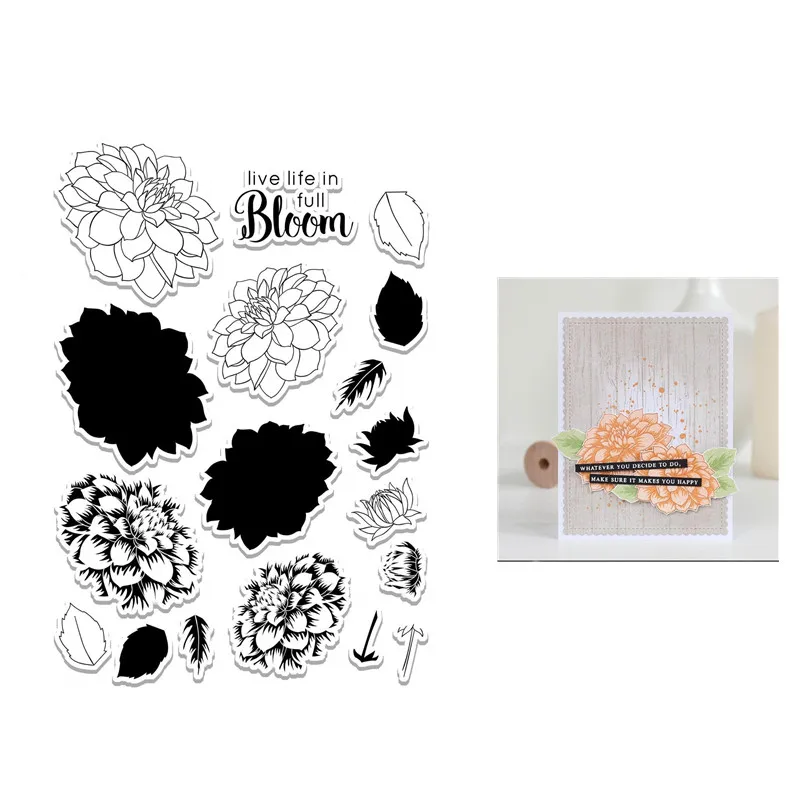 Flower Metal Cutting Dies and Clear Stamps Set For DIY Scrapbooking Card Album Photo Making DIY Crafts Stencil 2020
Flower Metal Cutting Dies and Clear Stamps Set For DIY Scrapbooking Card Album Photo Making DIY Crafts Stencil 2020