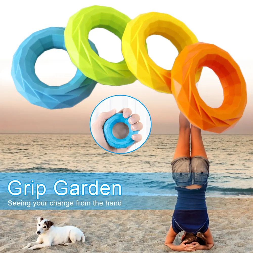 

Silica Gel Portable Hand Grip Gripping Ring Carpal Expander Finger Trainer Grip Strength Rehabilitation Pow Stress Ring Ball