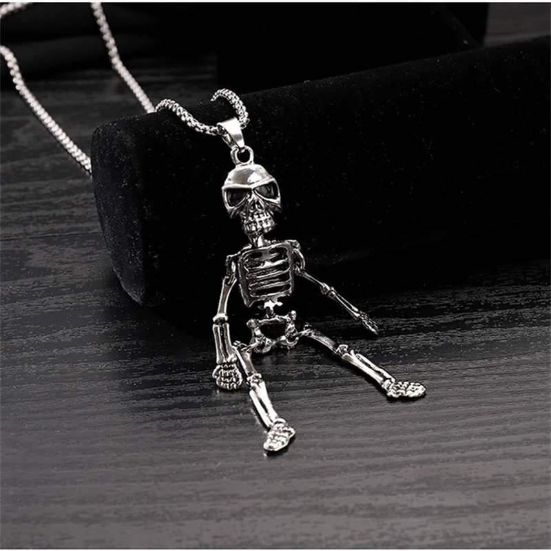 New Dark Skeleton Skeleton Pendant Necklace Titanium Steel Fashion Men's Geometric Casual Party Skull Necklace Jewelry
New Dark Skeleton Skeleton Pendant Necklace Titanium Steel Fashion Men's Geometric Casual Party Skull Necklace Jewelry