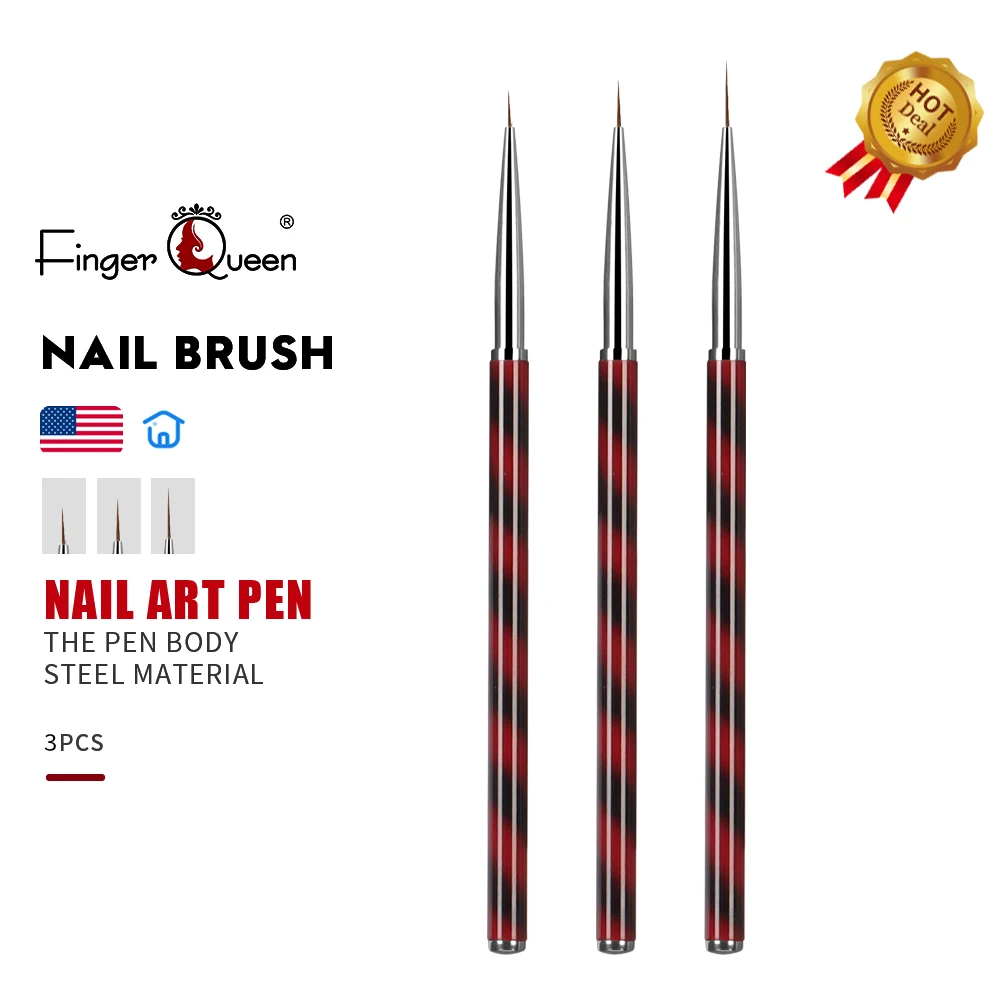 3Pcs/Set UV Nail Liner Brush Gel Drawing Tools All For Manicure French Painting Eyeliner Nail Art Brushpen Accessories Set
3Pcs/Set UV Nail Liner Brush Gel Drawing Tools All For Manicure French Painting Eyeliner Nail Art Brushpen Accessories Set