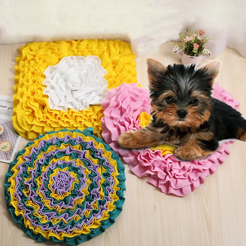 Pet Dog Sniffing Mat Find Food Training Blanket Dog Nosework Puzzle Blanket Pet Interactive Play Toy For Relieve Stress Pad
Pet Dog Sniffing Mat Find Food Training Blanket Dog Nosework Puzzle Blanket Pet Interactive Play Toy For Relieve Stress Pad