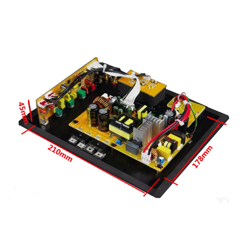 300W High Power Dynamic EQ Algorithm Self-contained Power Supply Good Quality Subwoofer Power Amplifier Board For Home Audio
300W High Power Dynamic EQ Algorithm Self-contained Power Supply Good Quality Subwoofer Power Amplifier Board For Home Audio