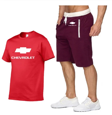 Mens Short sleeve Chevrolet Car Logo Casual Summer Mens t Shirt Hip Hop TShirt high quality Cotton T Shirts pants suit 2Pcs C
Mens Short sleeve Chevrolet Car Logo Casual Summer Mens t Shirt Hip Hop TShirt high quality Cotton T Shirts pants suit 2Pcs C