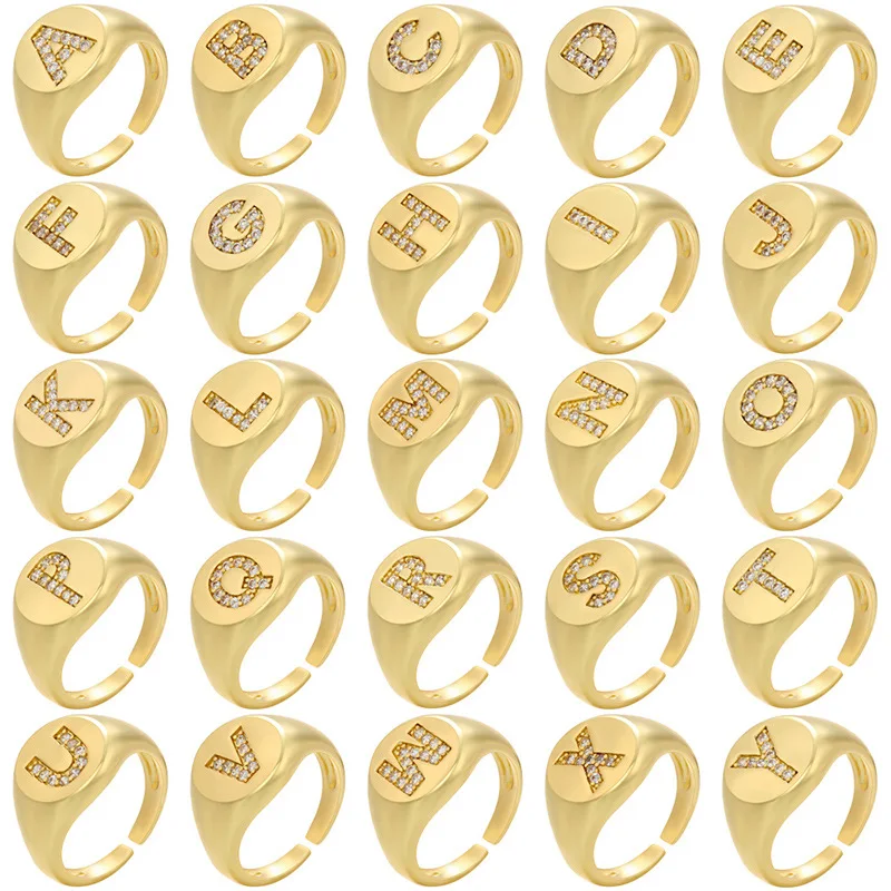 A-Z 26 Letters Rings for Women Initials Stackable Ring Shiny Zircon Crystal Adjustable Open Cuff Ring Delicate Jewelry Gifts
A-Z 26 Letters Rings for Women Initials Stackable Ring Shiny Zircon Crystal Adjustable Open Cuff Ring Delicate Jewelry Gifts