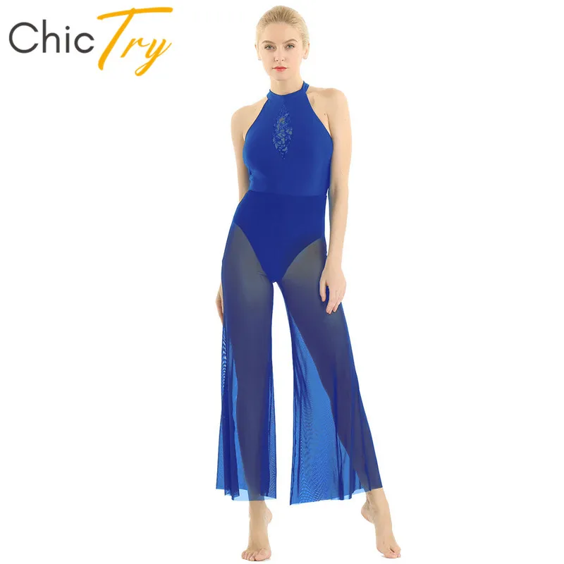 ChicTry Adults Halter Sequins Lace Flare Culottes Women Ballet Gymnastics Leotard Dress Stage Performance Lyrical Dance Costumes
ChicTry Adults Halter Sequins Lace Flare Culottes Women Ballet Gymnastics Leotard Dress Stage Performance Lyrical Dance Costumes
