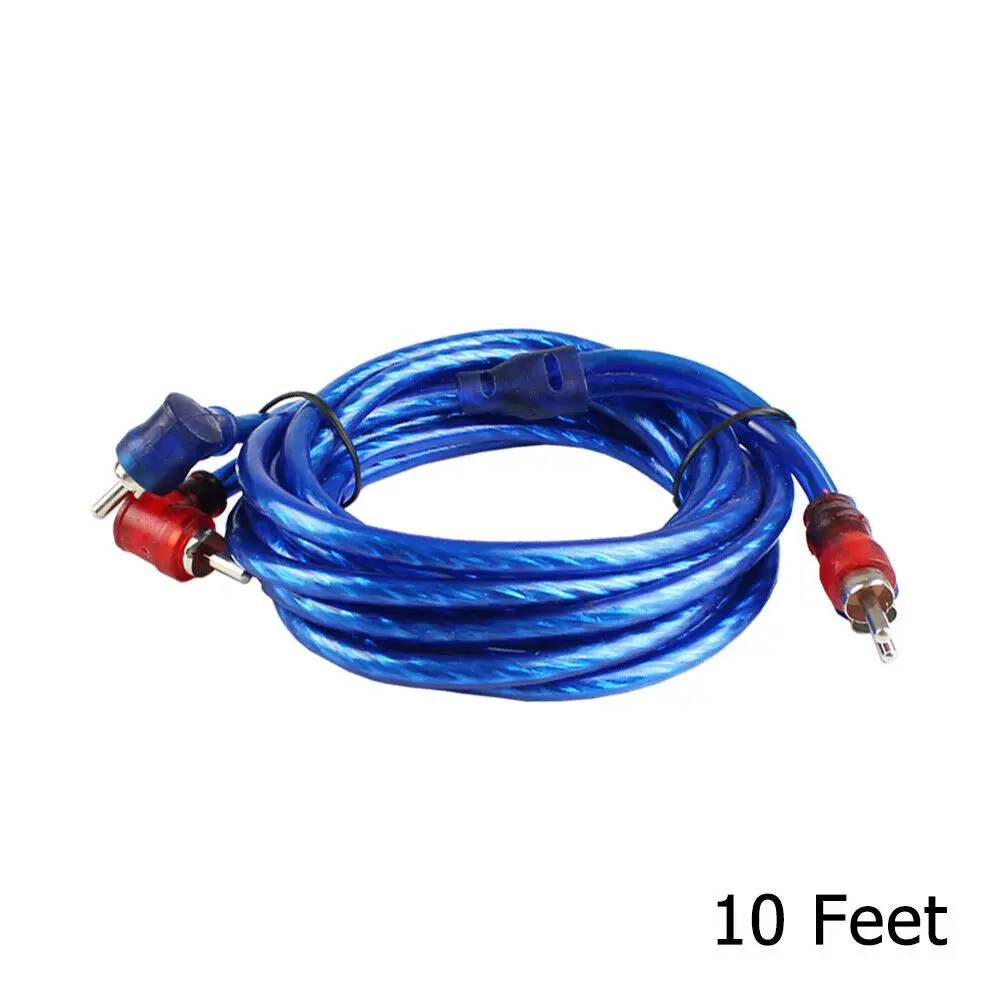 10FT Right Angle RCA Cable Stereo Audio 2 Channel Interconnect OFC Copper Wire
10FT Right Angle RCA Cable Stereo Audio 2 Channel Interconnect OFC Copper Wire