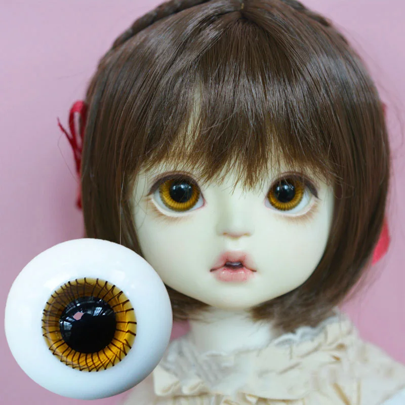 BJD doll eyes suitable for 1-3 1-4 1-6 size honey brown eyes doll accessories
BJD doll eyes suitable for 1-3 1-4 1-6 size honey brown eyes doll accessories