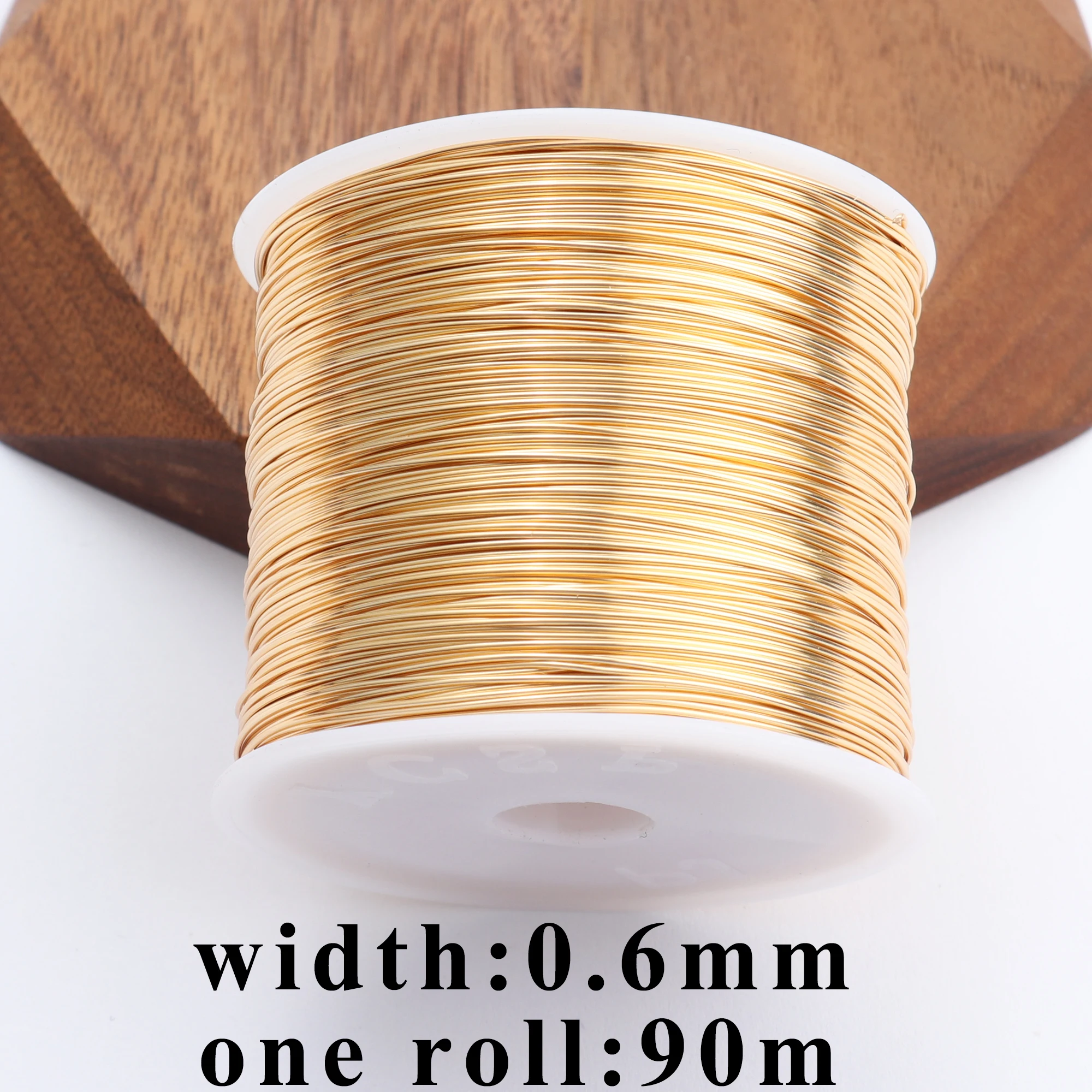 Sanying M754,jewelry accessories,copper wire,18k gold plated,diy bracelet necklace,jewelry making,one roll/lot