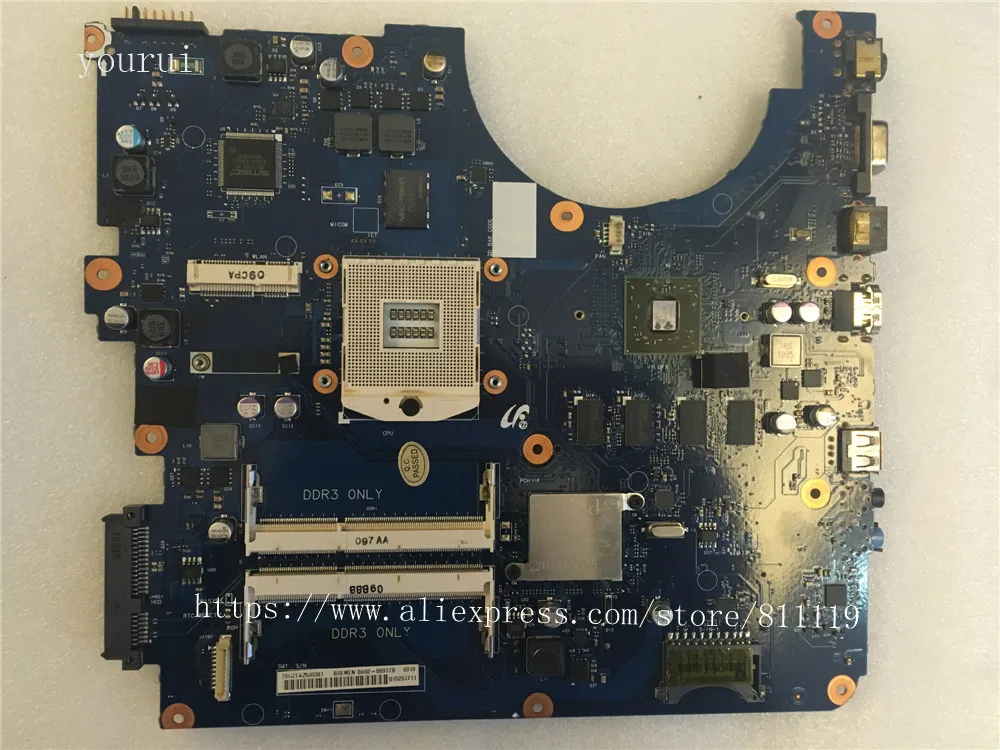 Оригинальная материнская плата yourui для ноутбука Samsung NP-R780 R780 BA92-06977A BA92-06977B DDR3 Протестирована
Оригинальная материнская плата yourui для ноутбука Samsung NP-R780 R780 BA92-06977A BA92-06977B DDR3 Протестирована
